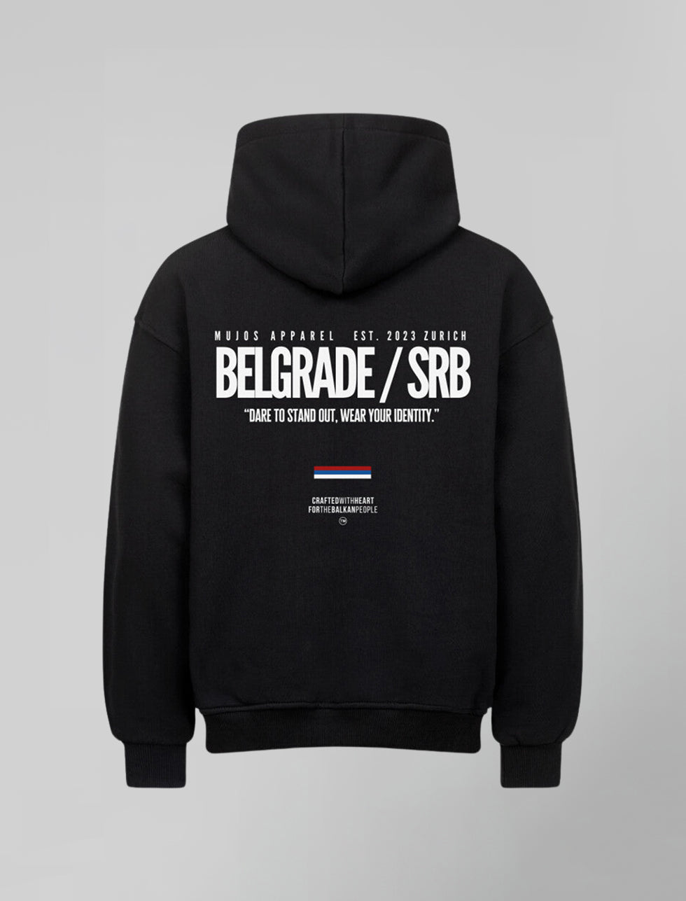 IDENTITY: BELGRADE. X OVERSIZED HOODIE