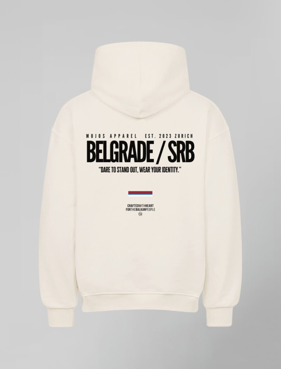 IDENTITY: BELGRADE. X OVERSIZED HOODIE