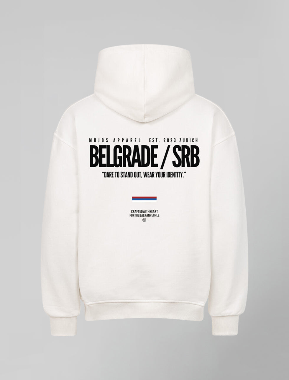 IDENTITY: BELGRADE. X OVERSIZED HOODIE